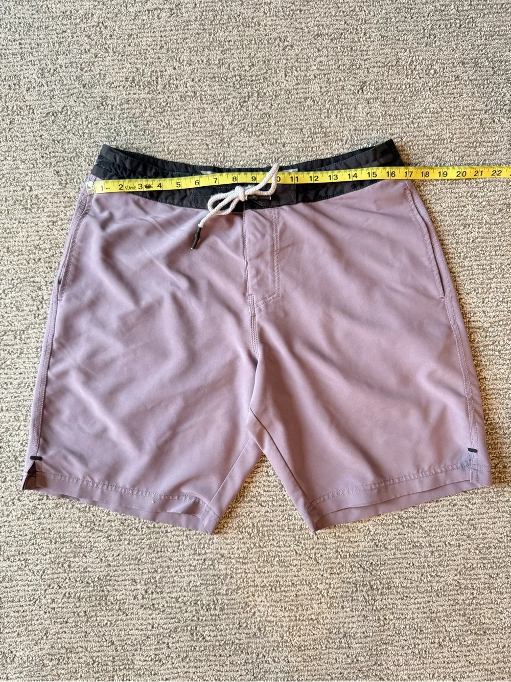 BYLT Purple Men's Board Shorts Swim Drawstring Pockets Size 32‎